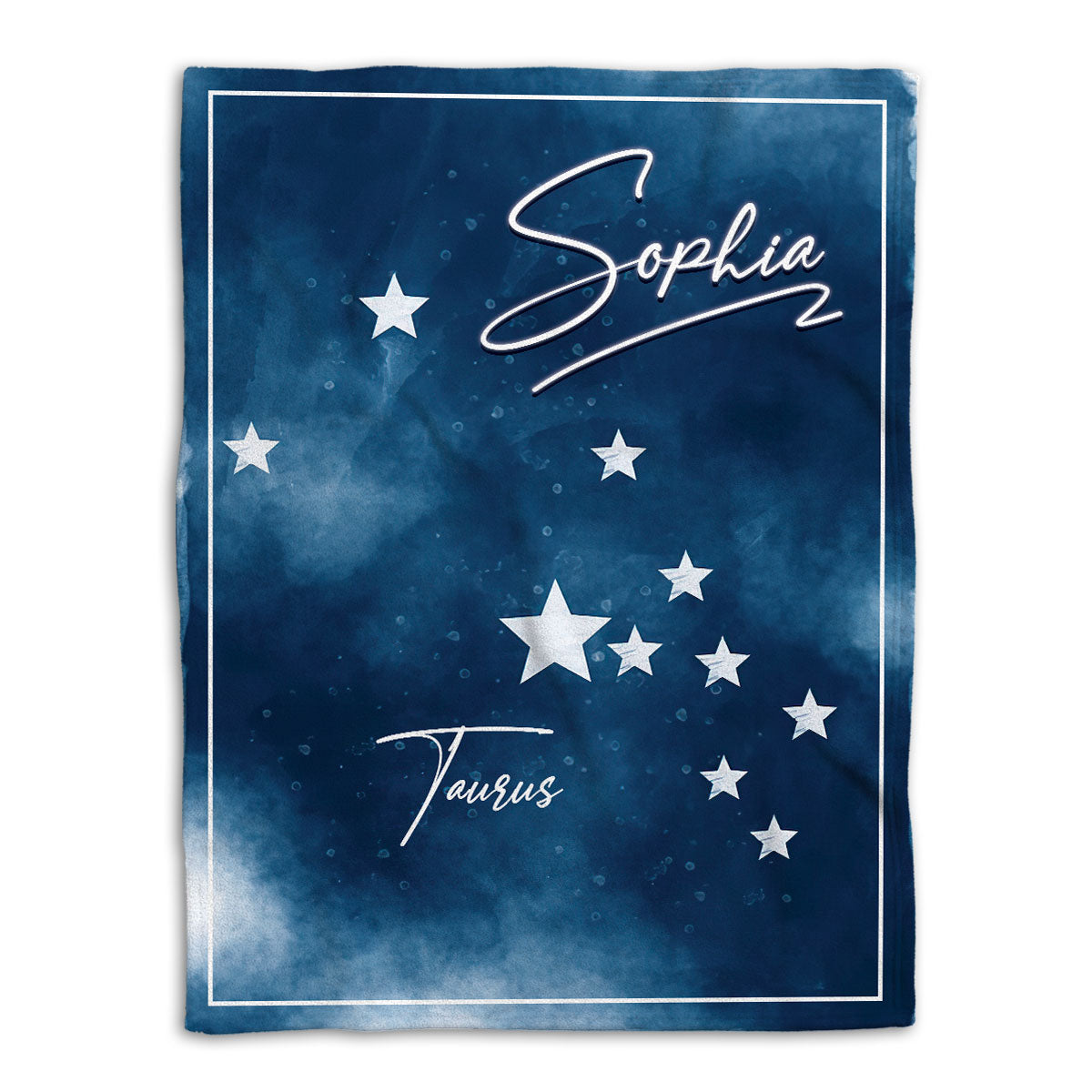 Petmytshirt Zodiac Blanket Taurus Sign Astrology Horoscopes Celestrial Sherpa Fleece Blanket Custom Name Soft Cozy Plush Throw Blanket
