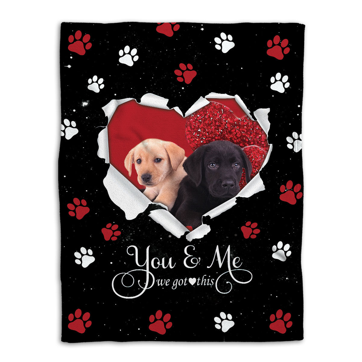 Labrador Retriever Blanket Yellow Black Labrador Retriever Lab Dog Lover Sherpa Fleece Blanket Soft Cozy Plush Throw Blanket