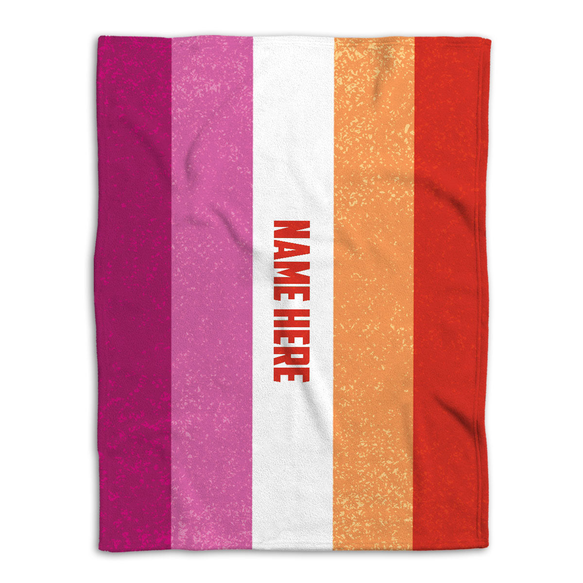 Petmytshirt LGBT Blanket LGBT Flag Sherpa Fleece Blanket Custom Name Soft Cozy Plush Throw Blanket For Gay Lesbian