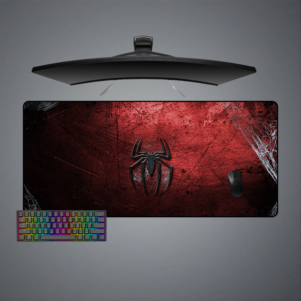 Allleftout Spiderman Logo Design M-Xxl Size Gaming Mouse Pad, Computer Desk Mat