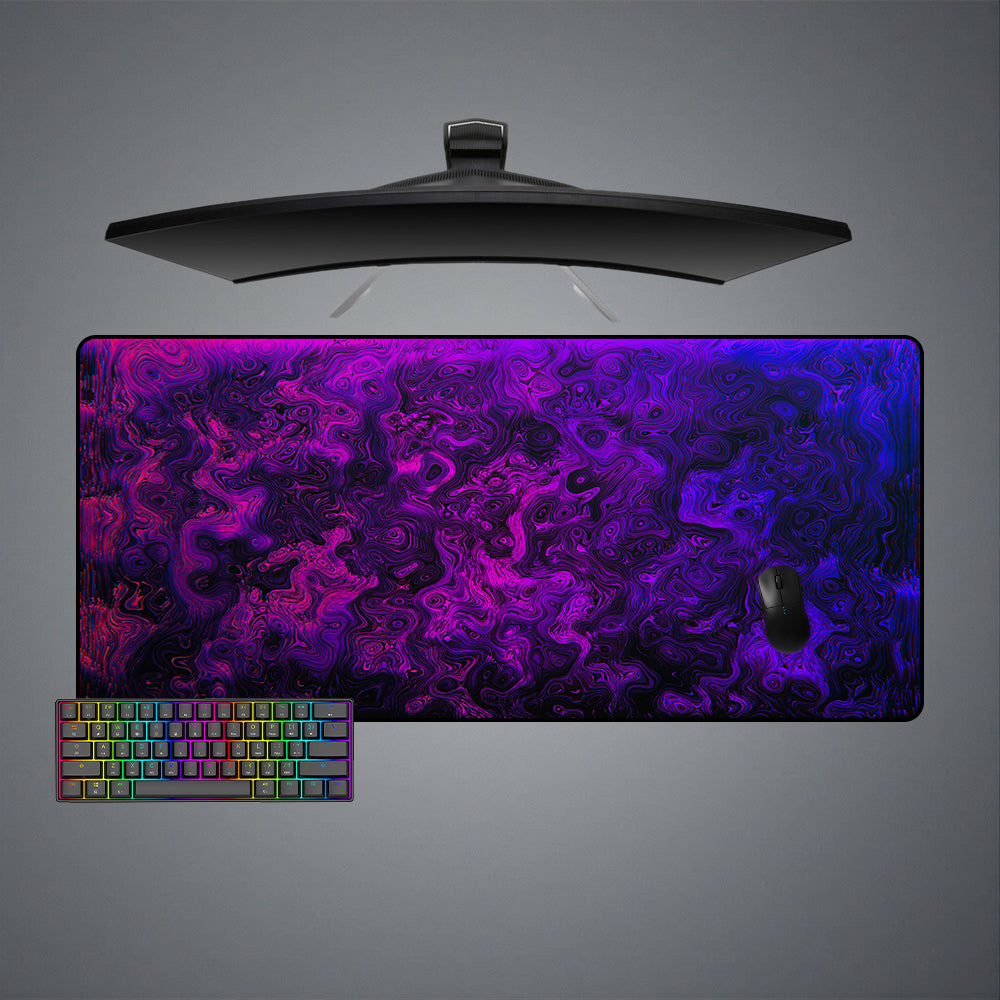 Allleftout Purple Flow Abstract Art Design M-Xxl Size Gaming Mouse Pad, Computer Desk Mat