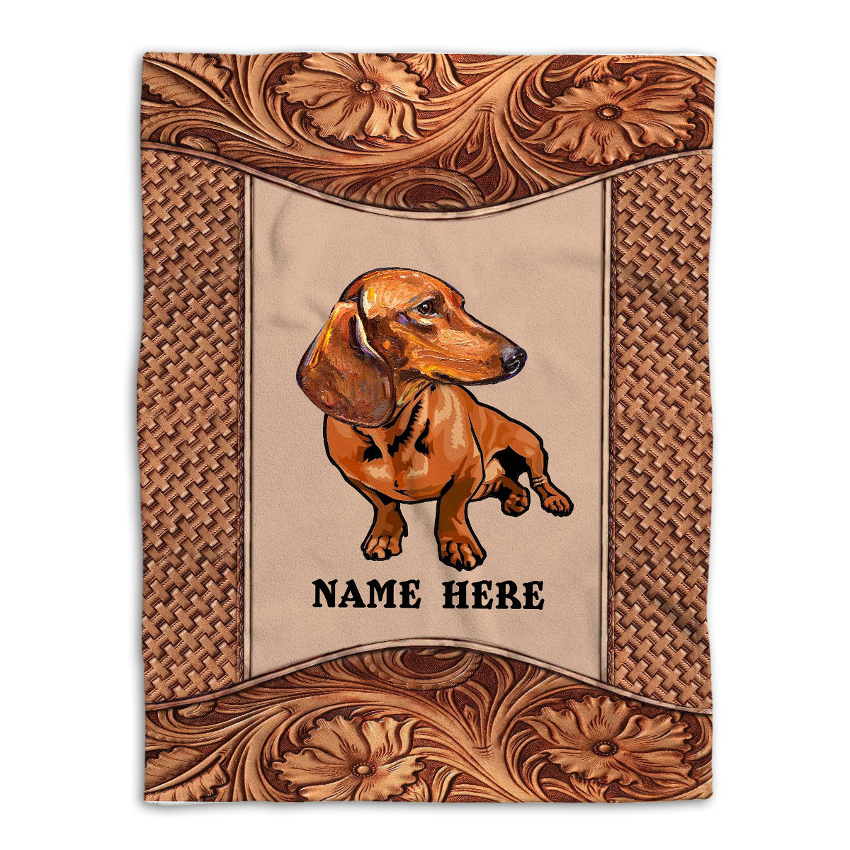Petmytshirt Dachshund Blanket Dachshund Mom Dad Sherpa Fleece Blanket Custom Name Soft Cozy Plush Throw Blanket For Dog Lover
