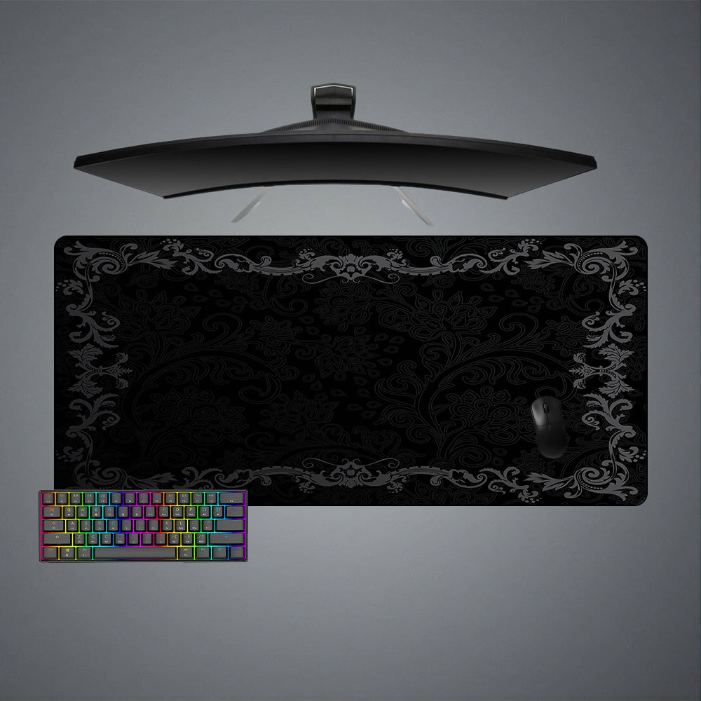 Allleftout Floral Art Design M-Xxl Size Gaming Mouse Pad, Computer Desk Mat