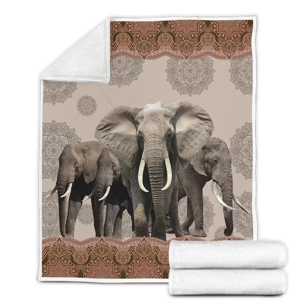 Elephant Fleece Blanket Perfect 