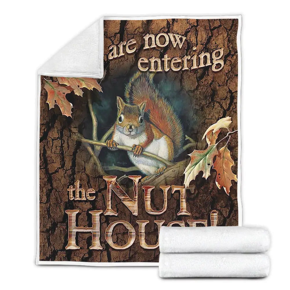 Squirrel Fleece Blanket Perfect 