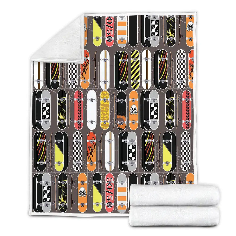 Skateboard Fleece Blanket Perfect 
