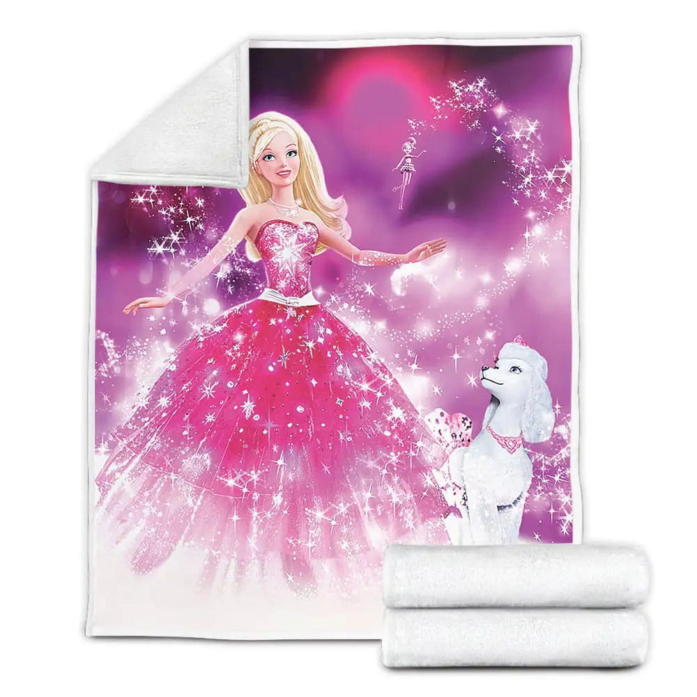 Barbie Doll Fleece Blanket Perfect 