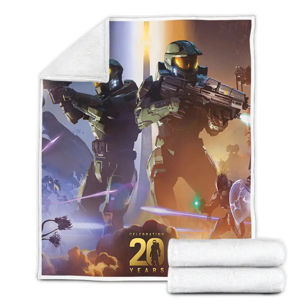 Halo Battle Fleece Blanket Perfect 