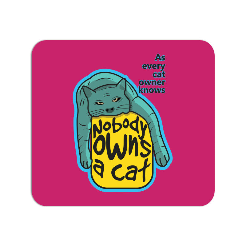 Allleftout Cat-Titude Mouse Pad