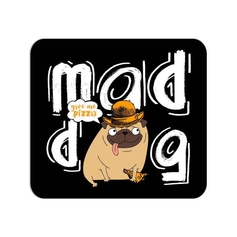 Allleftout Pizza Pug Mouse Pad