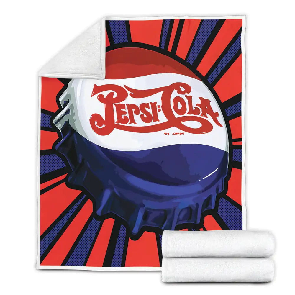 Lid Of Pepsi Fleece Blanket Perfect 
