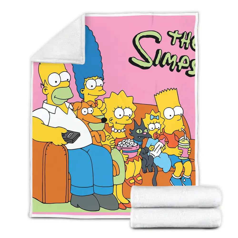 The Simpsons Fleece Blanket Perfect 