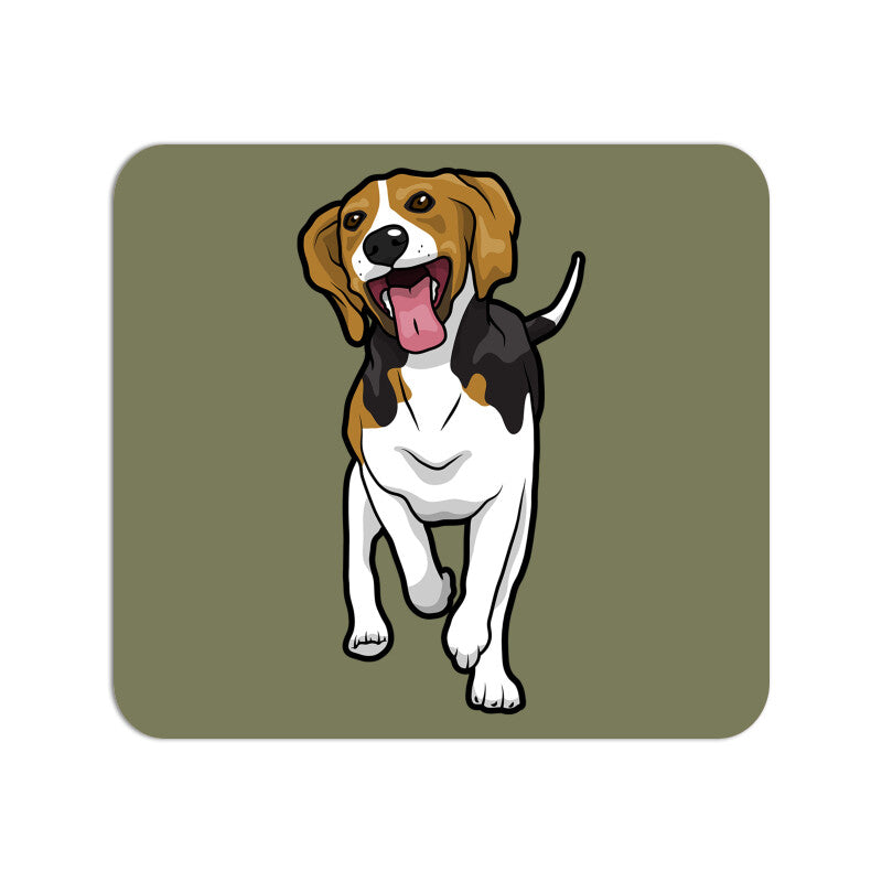Allleftout Fun Loving Beagle Mouse Pad