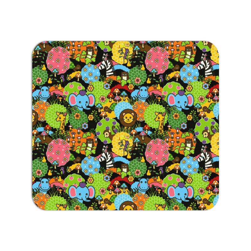 Allleftout Retro Jungle Party Mouse Pad