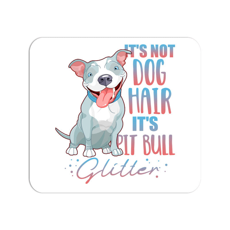 Allleftout Pitbull Glitter Mouse Pad