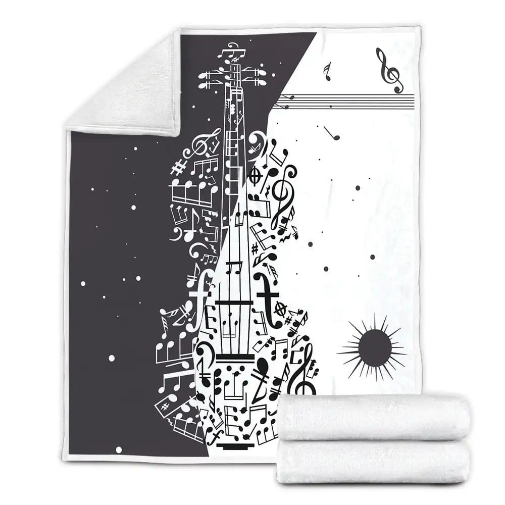 Music All Day Fleece Blanket Perfect 