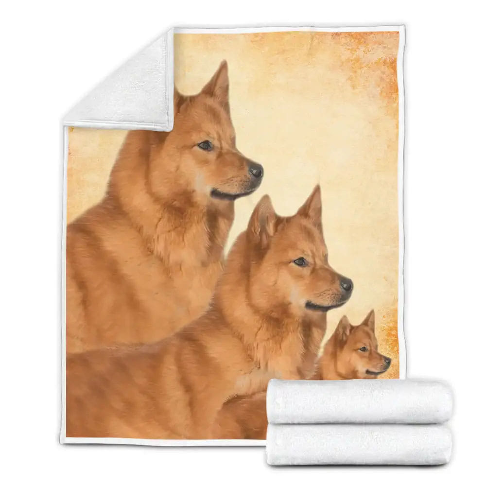 Finnish Spitz Fleece Blanket Perfect 