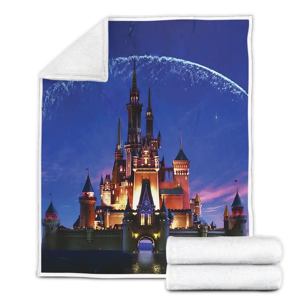 Disney Castle Fleece Blanket Perfect 