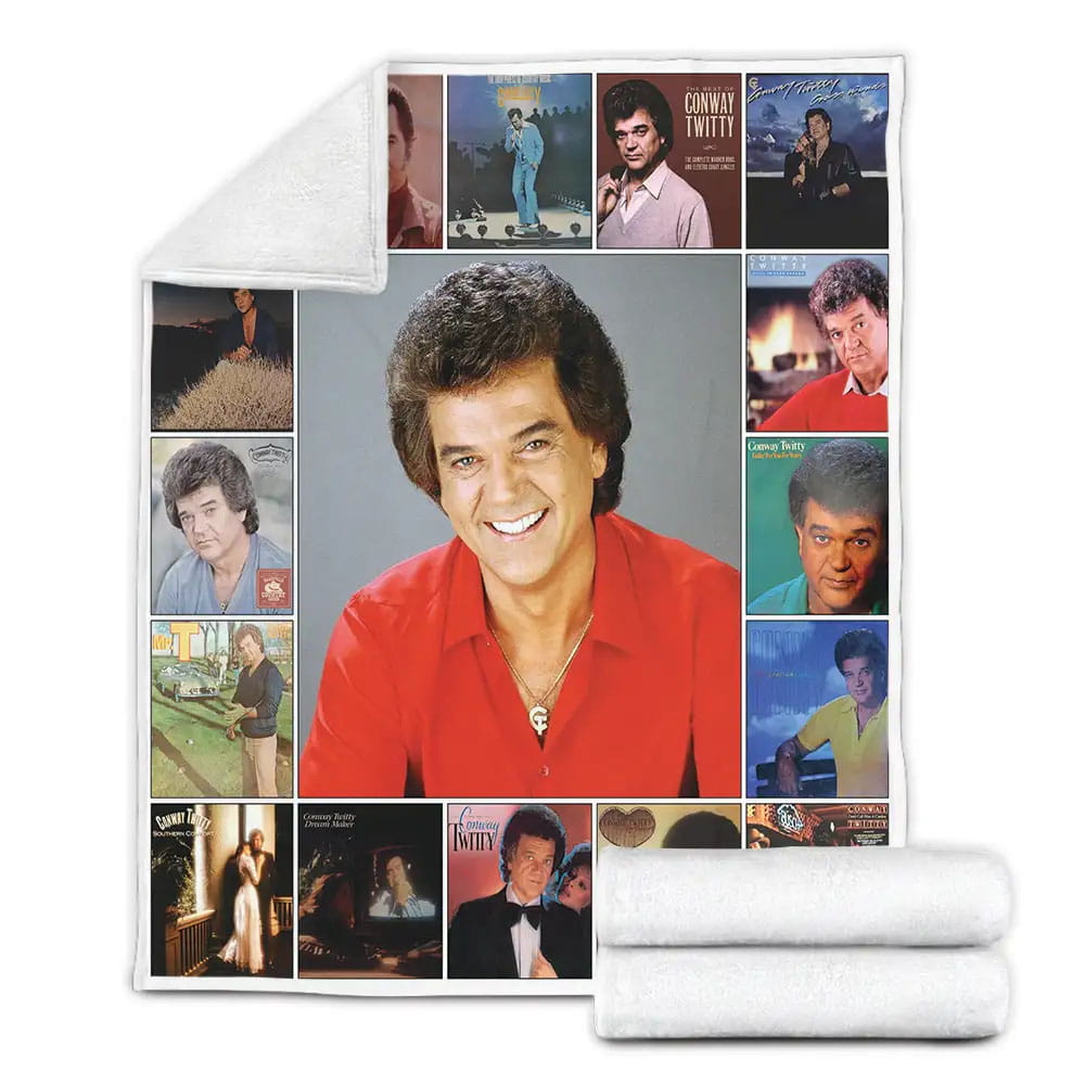 Conway Twitty Fleece Blanket Perfect 