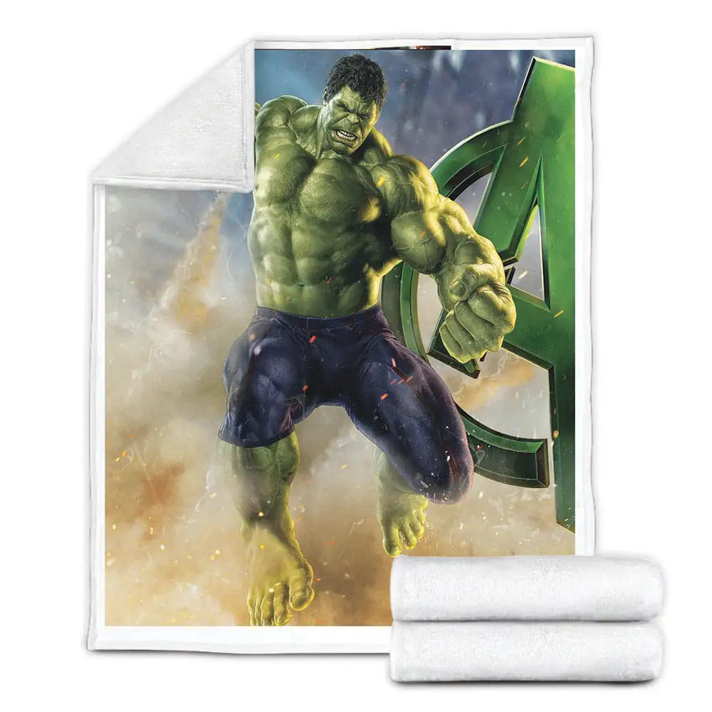 Hulk Fleece Blanket Gift For Wife Husband Besties