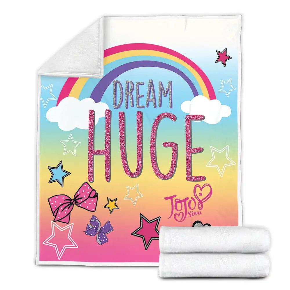 Jojo Siwa Bows Fleece Blanket Perfect 