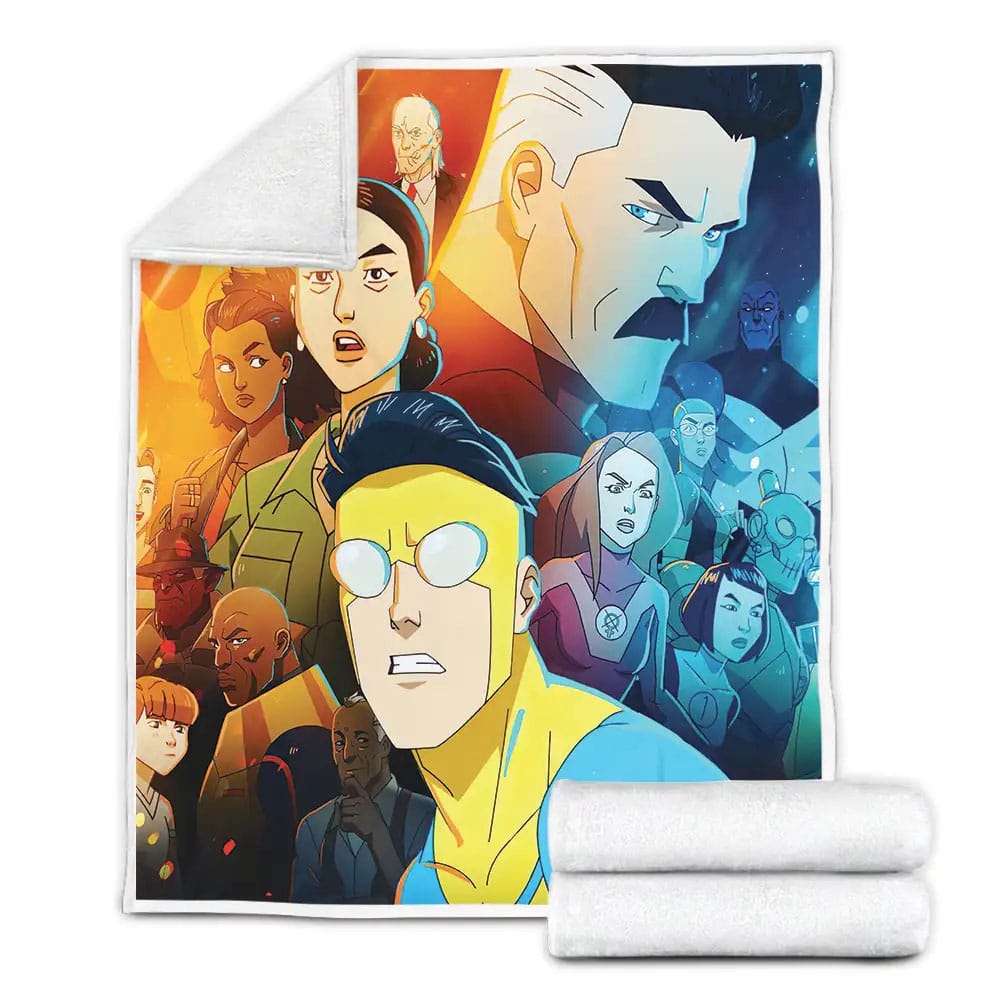 Invincible Poster Fleece Blanket Perfect 