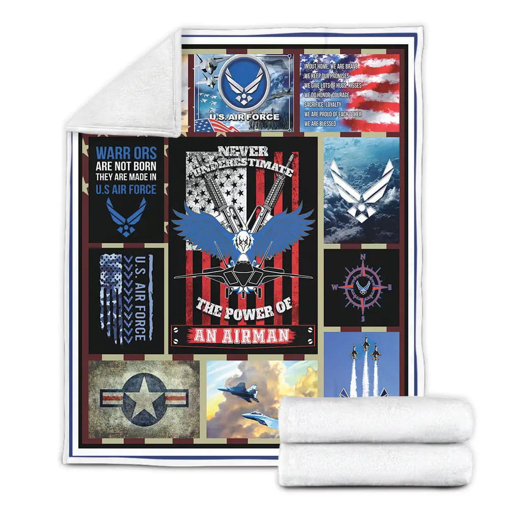 U.S. Air Force Fleece Blanket Perfect 