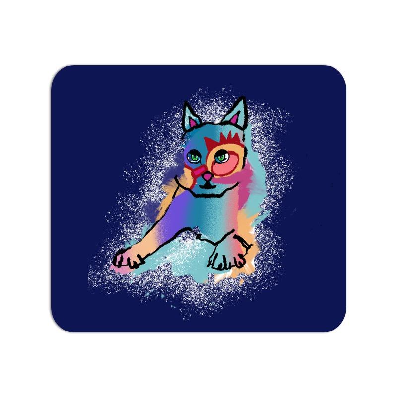 Allleftout Russian Blue Sparkle Cat Mouse Pad