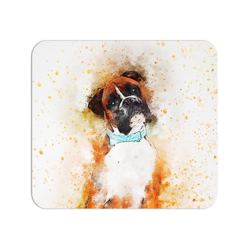 Allleftout Boxer Love Mouse Pad