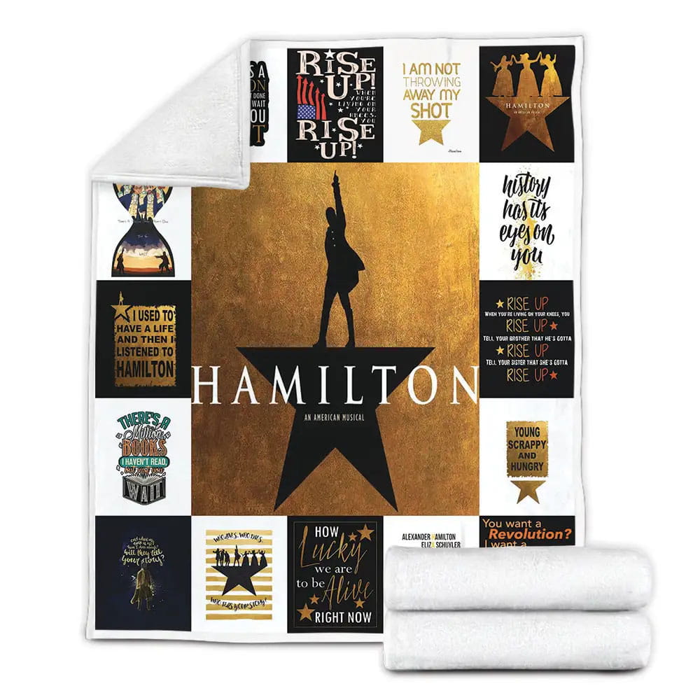 Hamilton musical Fleece Blanket Perfect 