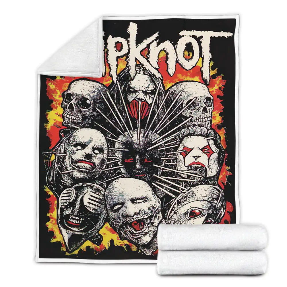 Slipknot Fleece Blanket Gift For Wife Husband Besties