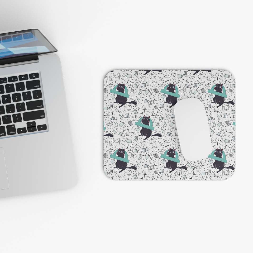Allleftout Mathematics Cat Mouse Pad