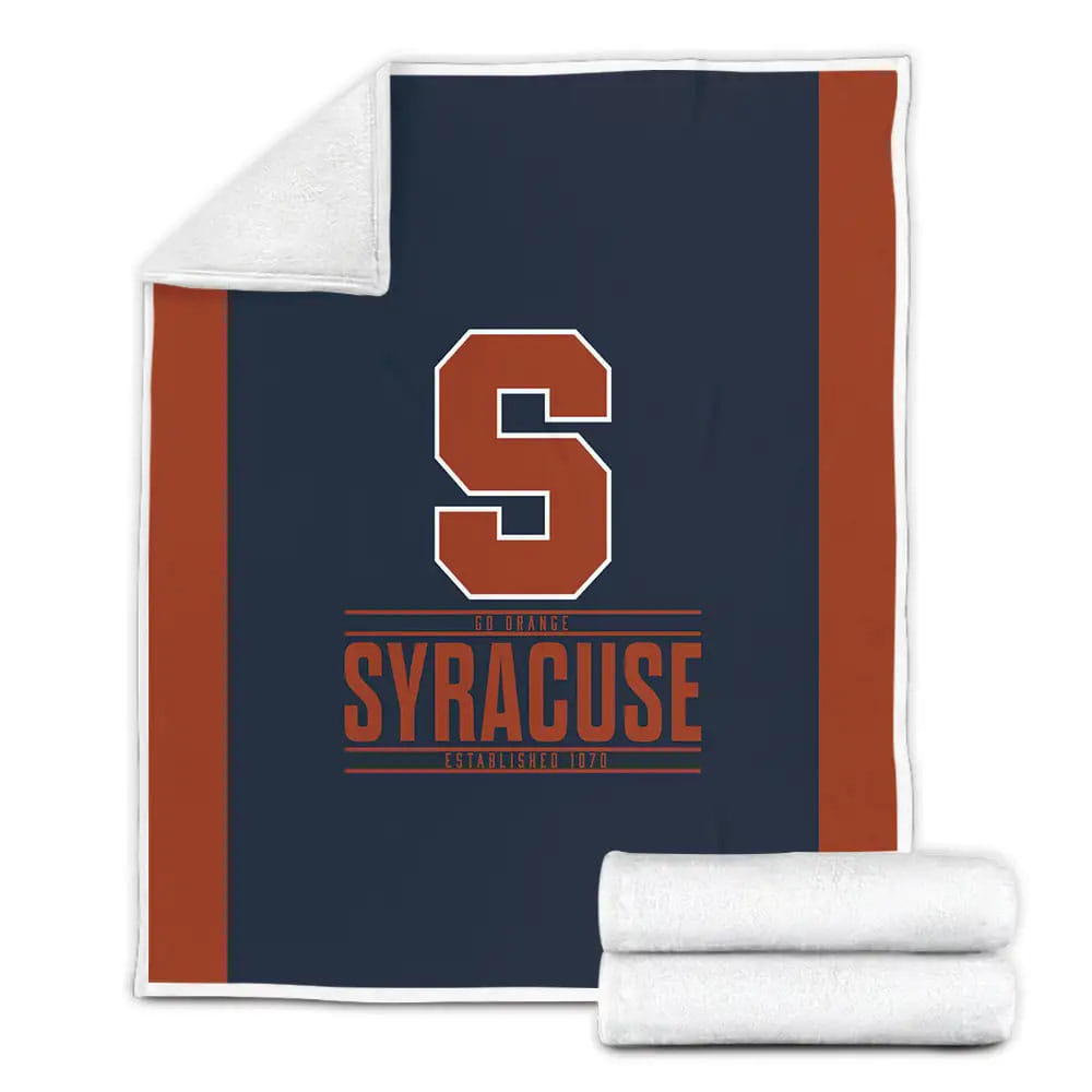 Syracuse Orange Fleece Blanket Perfect 