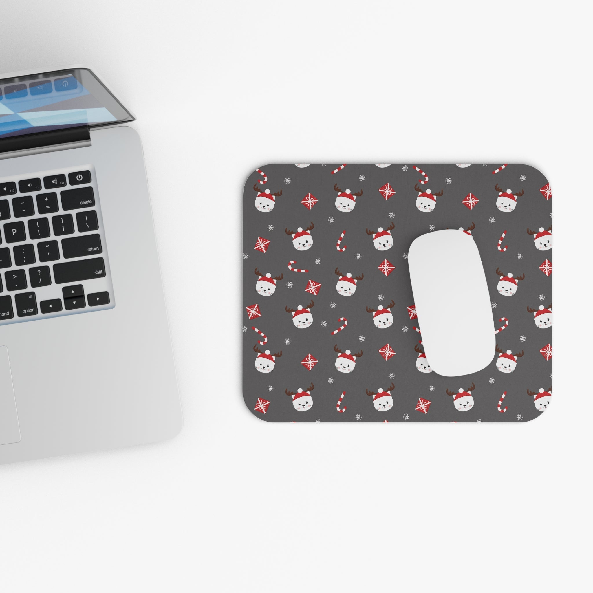 Allleftout Reindeer Cat Mouse Pad