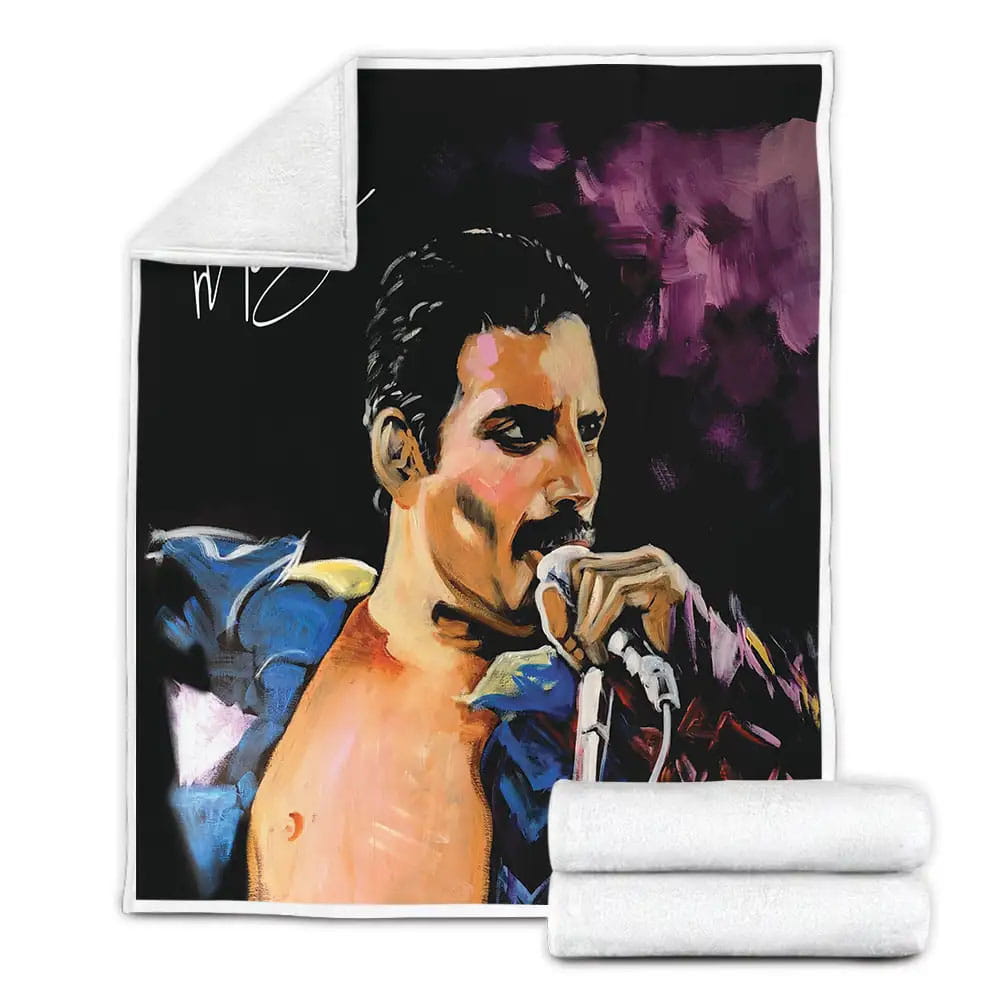 Freddie Mercury Fleece Blanket Perfect 