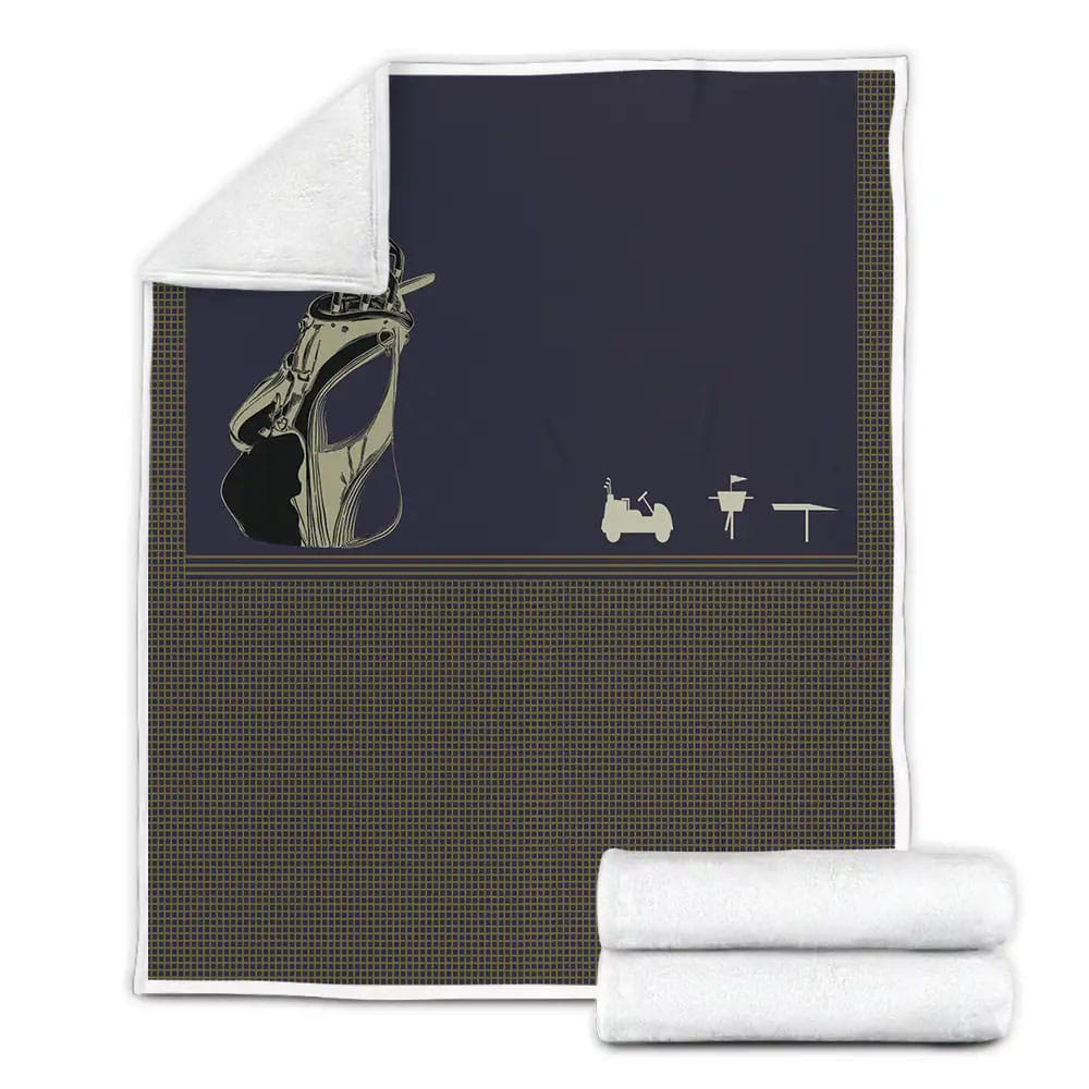 Golfs Fleece Blanket Gift For Wife Husband Besties