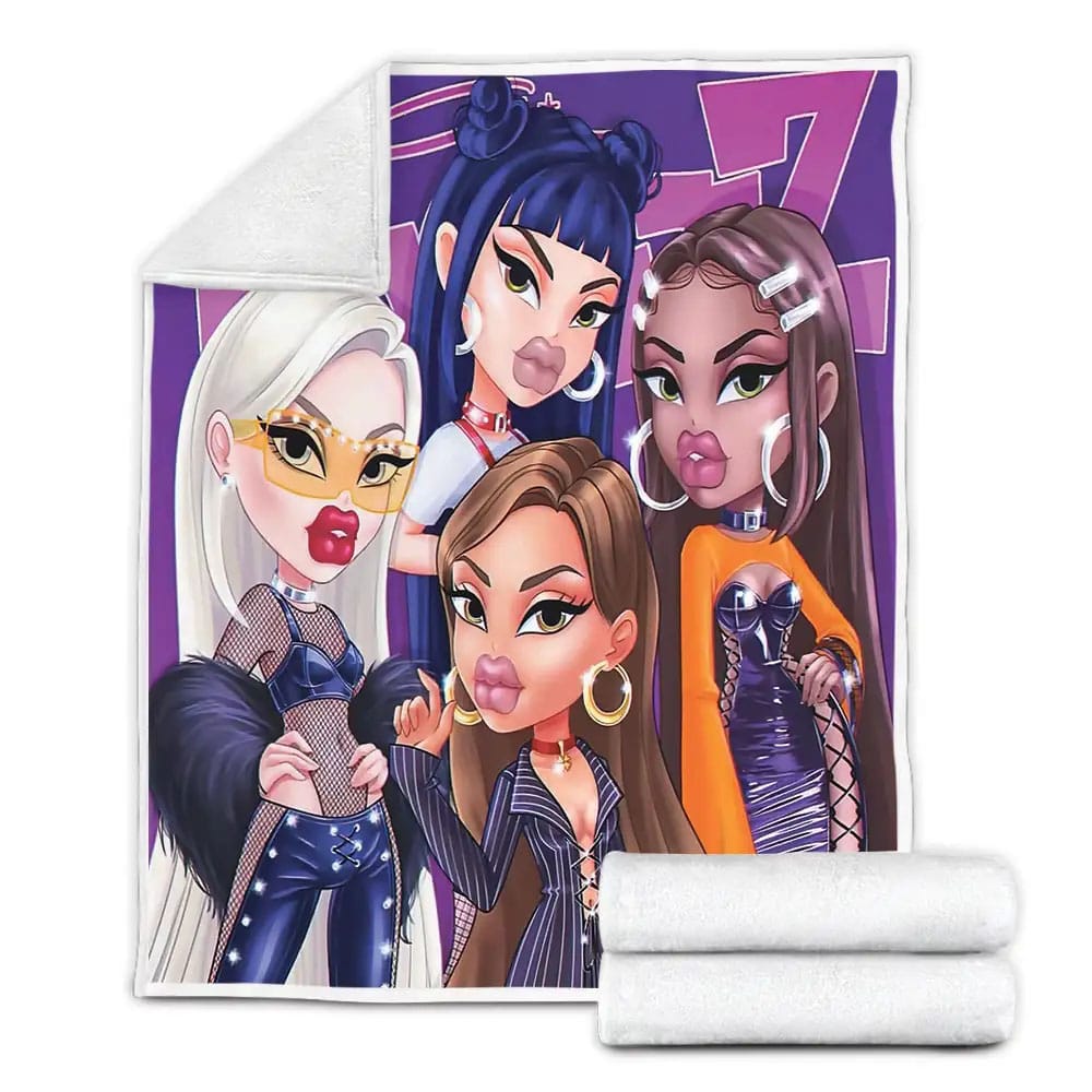Bratz Chibi Art Fleece Blanket Perfect 
