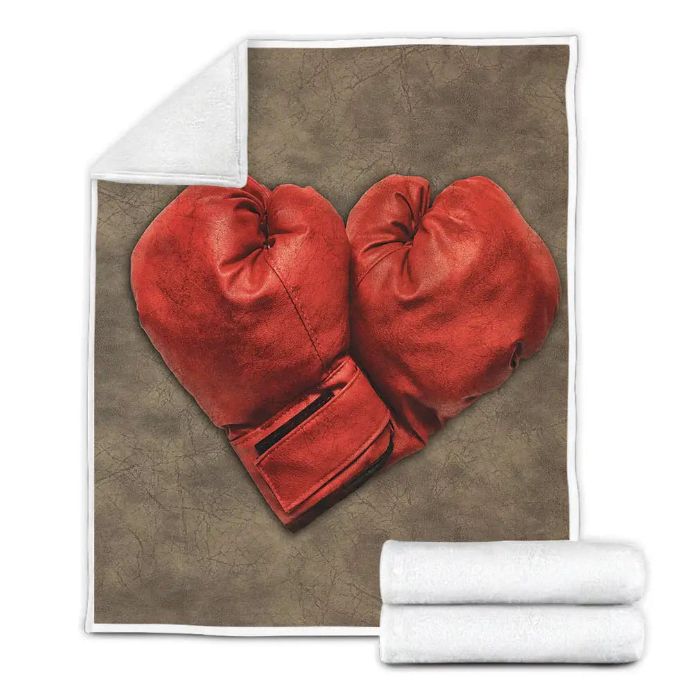 Boxing Fleece Blanket Gift For Wife Husband Besties