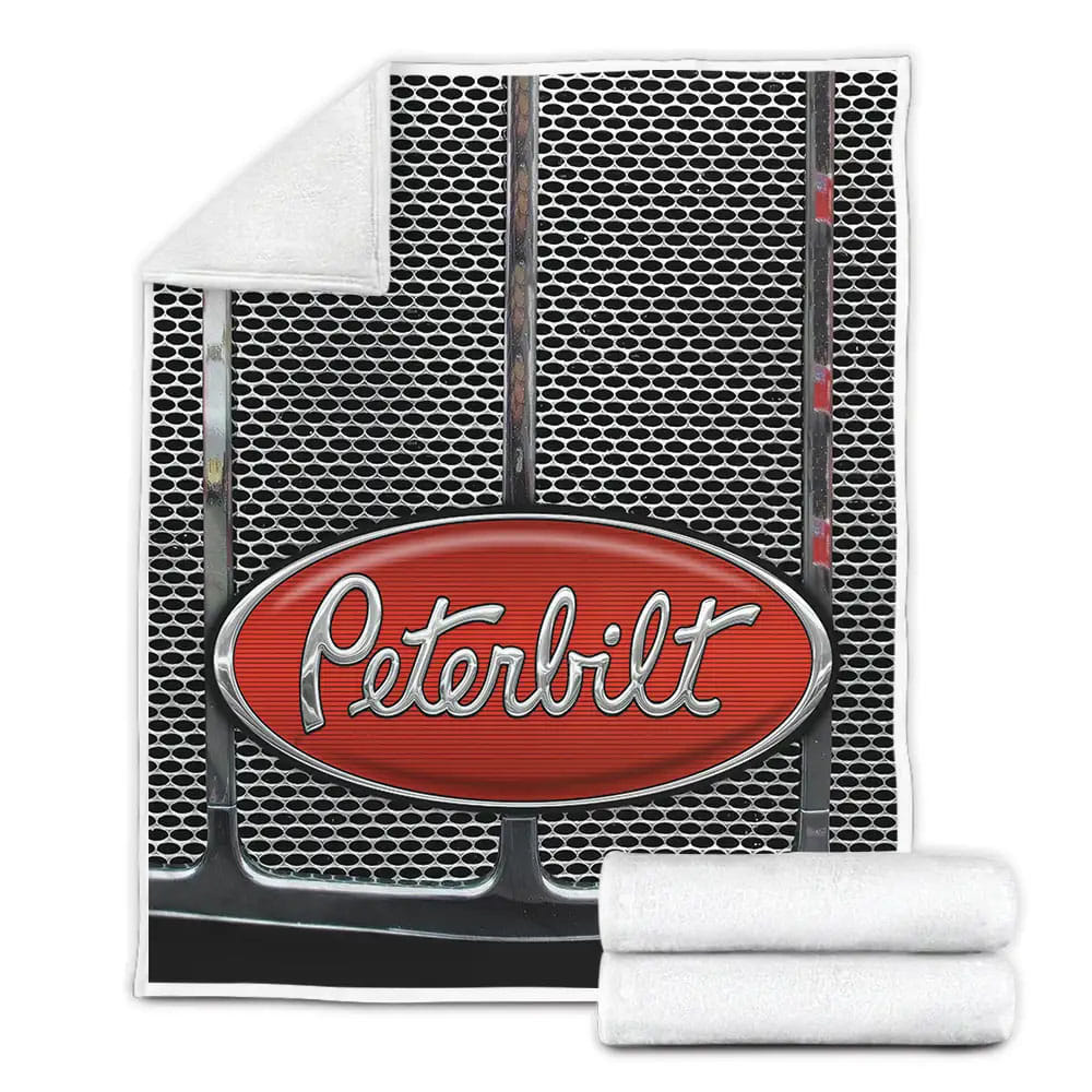 PETERBILT Fleece Blanket Gift For Wife Husband Besties