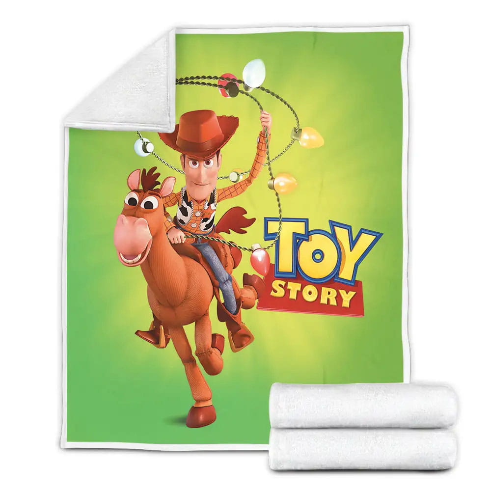 Toy Story Fleece Blanket Gift For Wife Husband Besties