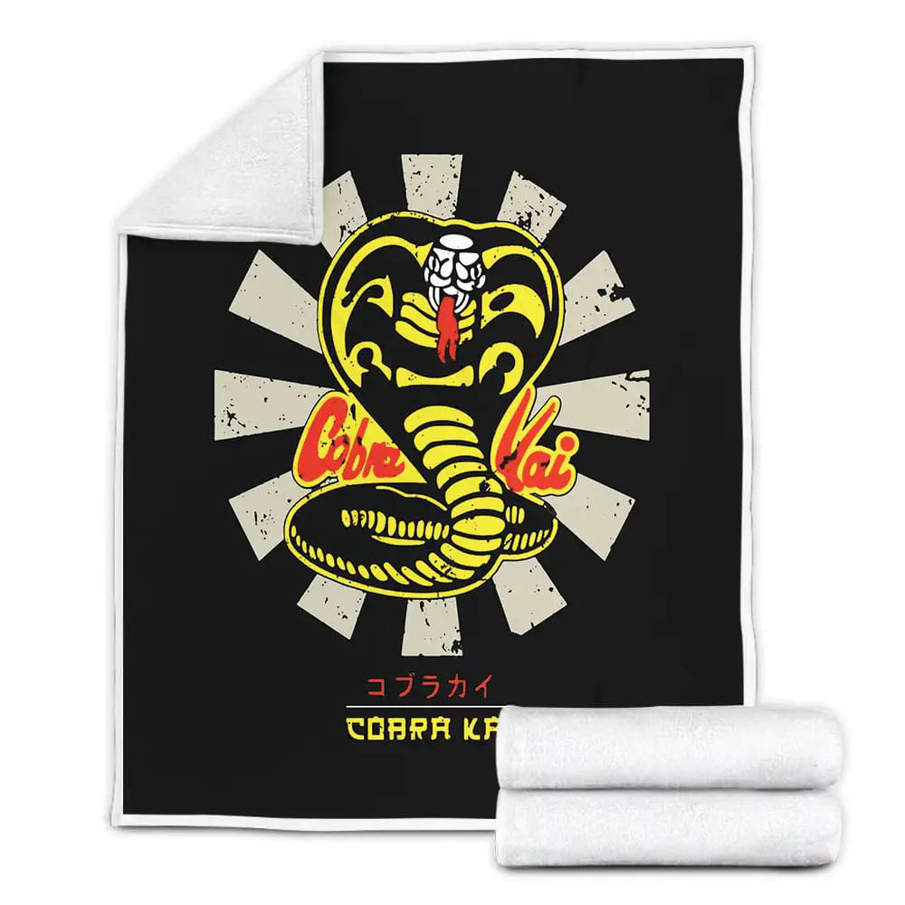 Cobra Kai Fleece Blanket Gift For Wife Husband Besties