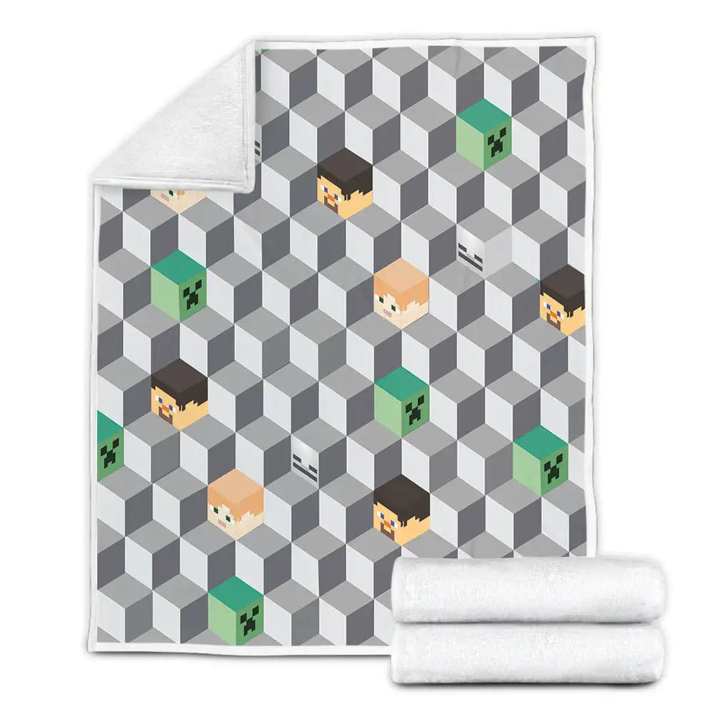 Minecraft Organic Fleece Blanket Perfect 