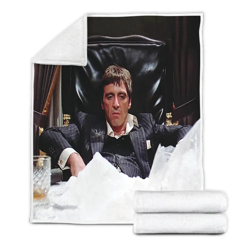 Movie Scarface N 3D Fleece Blanket Perfect 