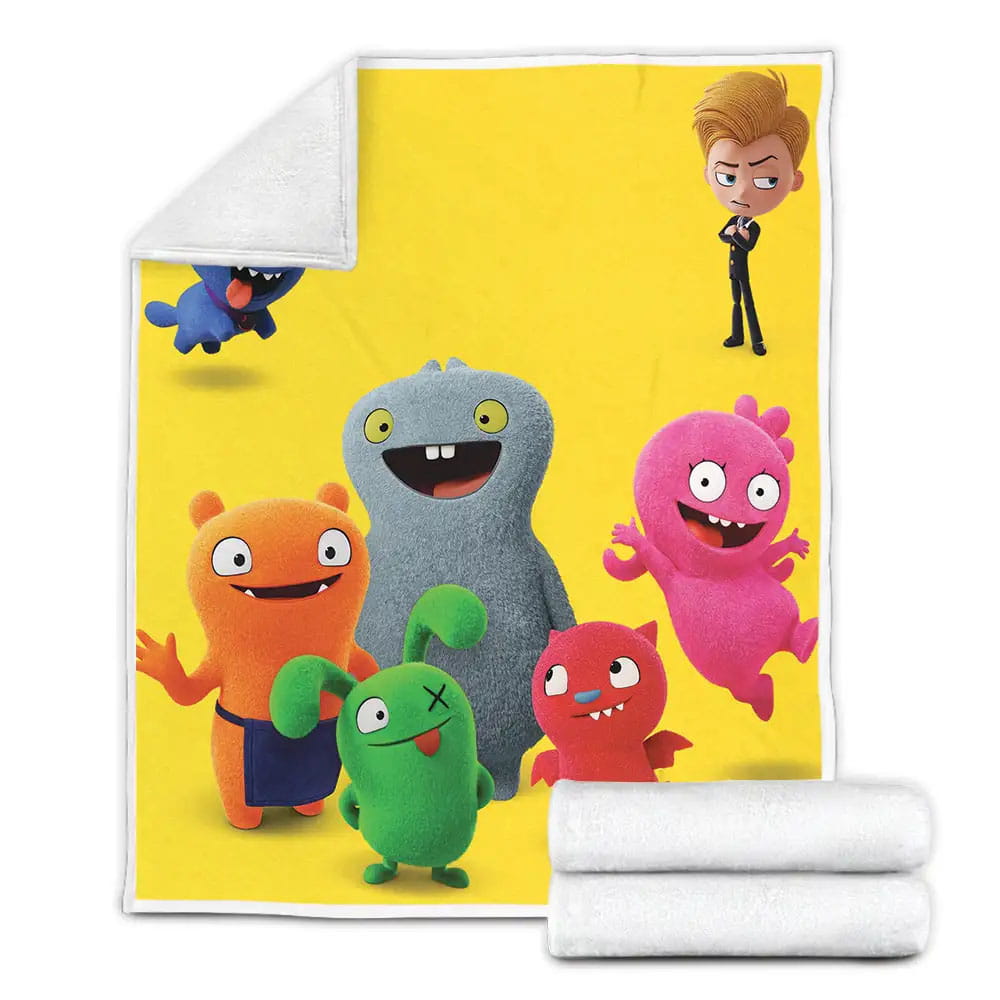 Ugly Dolls Fleece Blanket Gift For Wife Husband Besties