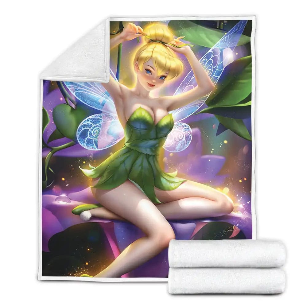Tinkerbell The Fairy Fleece Blanket Perfect 