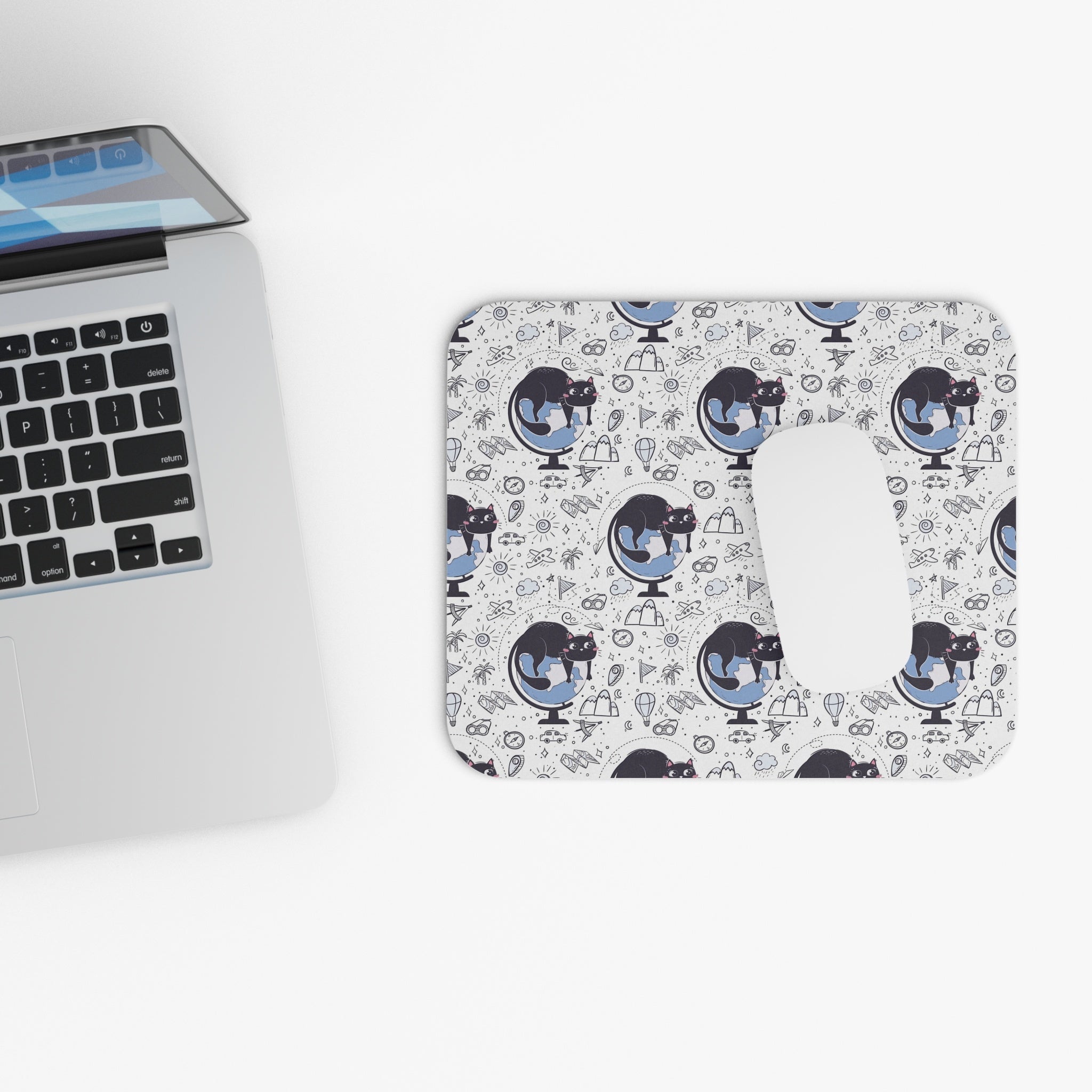 Allleftout Geography Cat Mouse Pad