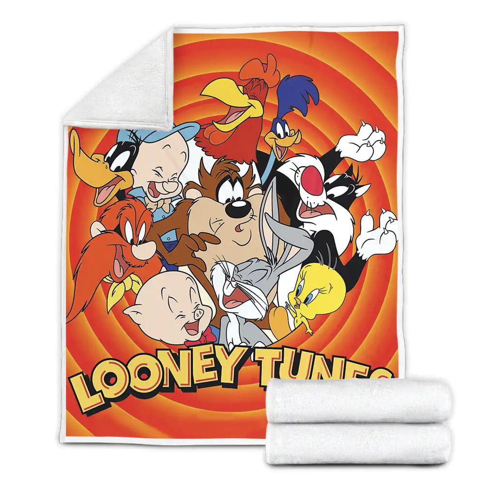 Looney Tunes Cartoon Fleece Blanket Perfect 