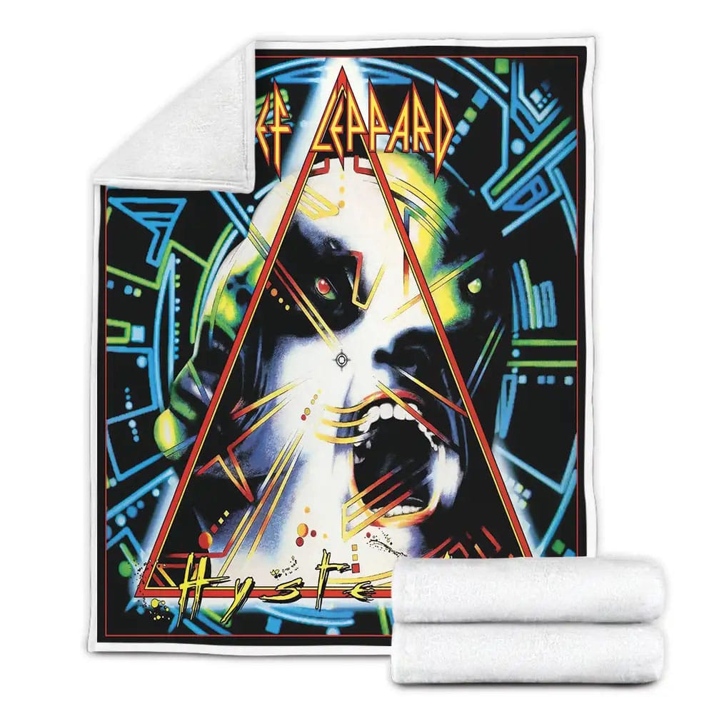 Def Leppard Hysteria Fleece Blanket Perfect 