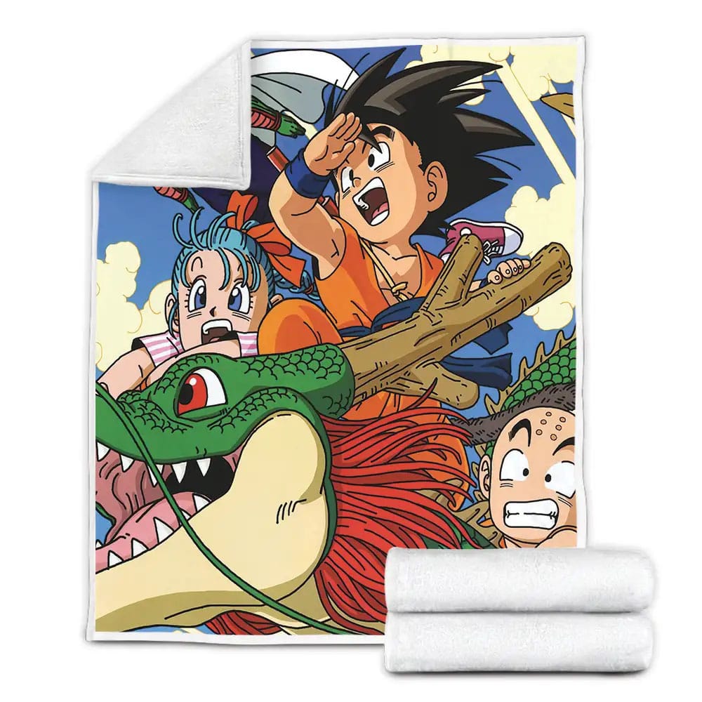 Dragon Ball Z Poster Fleece Blanket Perfect 