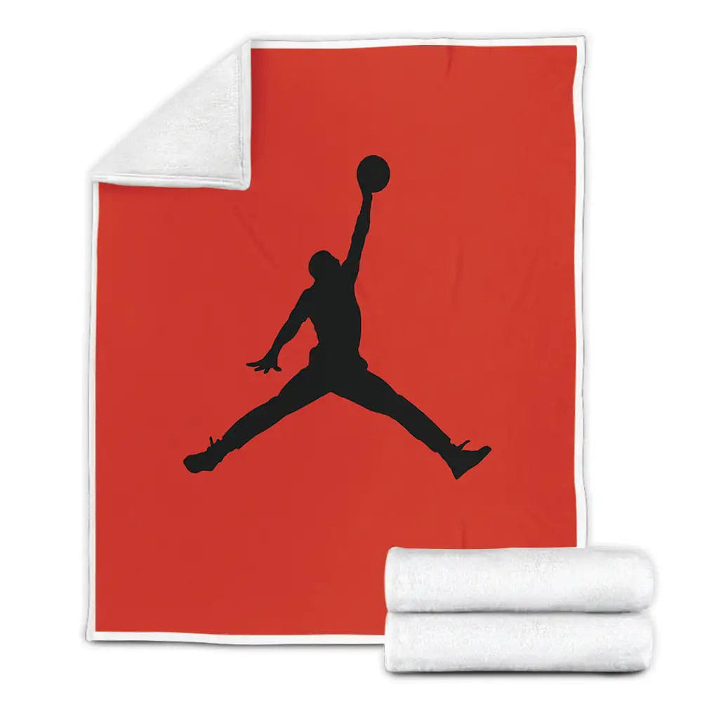Jordan Logo Fleece Blanket Gift For Wife Husband Besties